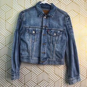 Levi's Blue Denim Jacket Size XS